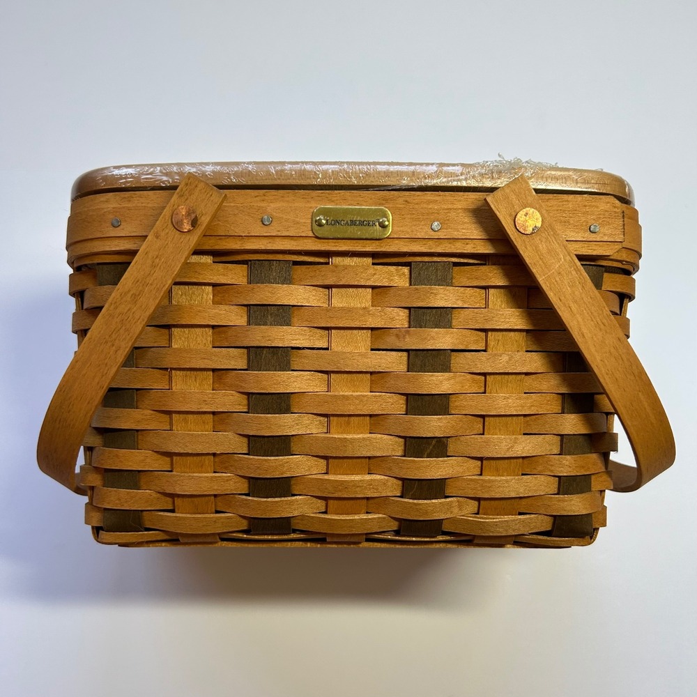 Longaberger Home Office 10th Anniversary Basket 2007 Lid Liner Protector NEW - Picture 3 of 13